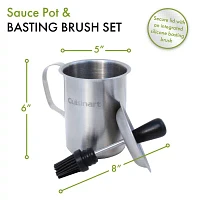 Cuisinart Outdoors Sauce Pot and Basting Brush Set