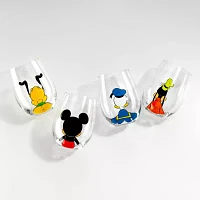 Joyjolt Disney Squad 4-pc. Wine Glass