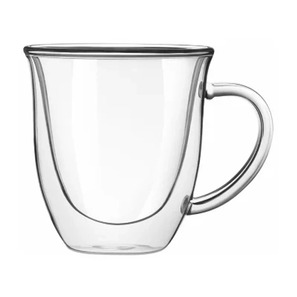 Joyjolt Serene 2-pc. Cappuccino Cup