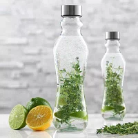 Joyjolt Spring Glass Water Bottle