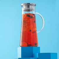 Joyjolt Breeze Glass Serving Pitcher