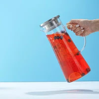 Joyjolt Breeze Glass Serving Pitcher