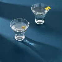 Joyjolt Afina Martini 2-pc. Martini Glass