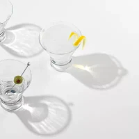 Joyjolt Afina Martini 2-pc. Martini Glass