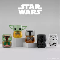 Joyjolt Darth Vader Stackable Glasses 2-pc. Drinkware Set