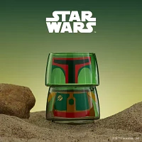 Joyjolt Boba Fett Stackable Glasses 2-pc. Drinkware Set