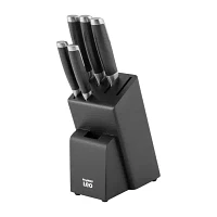 BergHOFF Leo Graphite Stainless Steel 6-pc. Knife Block Set