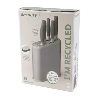 BergHOFF Balance Stainless Steel 6-pc. Knife Block Set