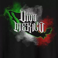 Mens Short Sleeve Viva Mexico Graphic T-Shirt