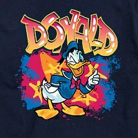 Mens Short Sleeve Donald Duck Graphic T-Shirt