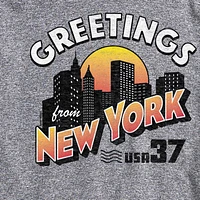 Mens Short Sleeve New York Graphic T-Shirt