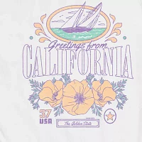 Mens Short Sleeve California Graphic T-Shirt