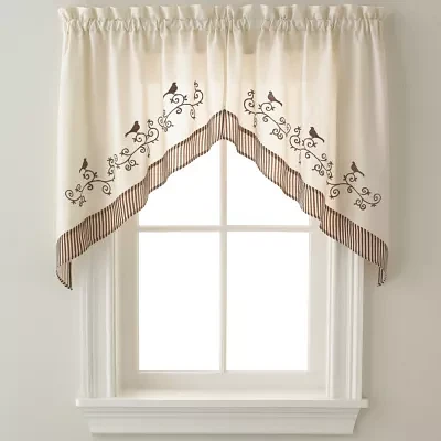 CHF Birds Rod Pocket Valances