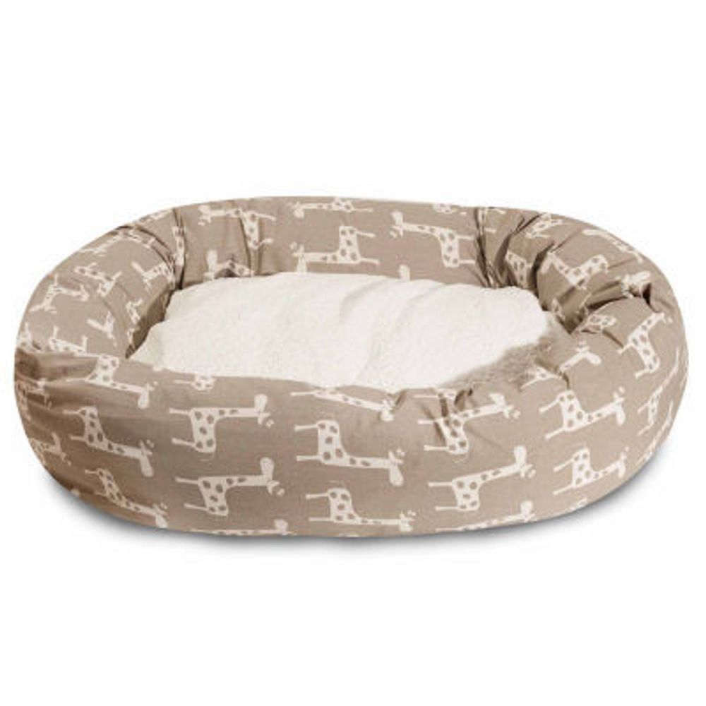 Majestic Pet Stretch Sherpa Bagel Pet Bed