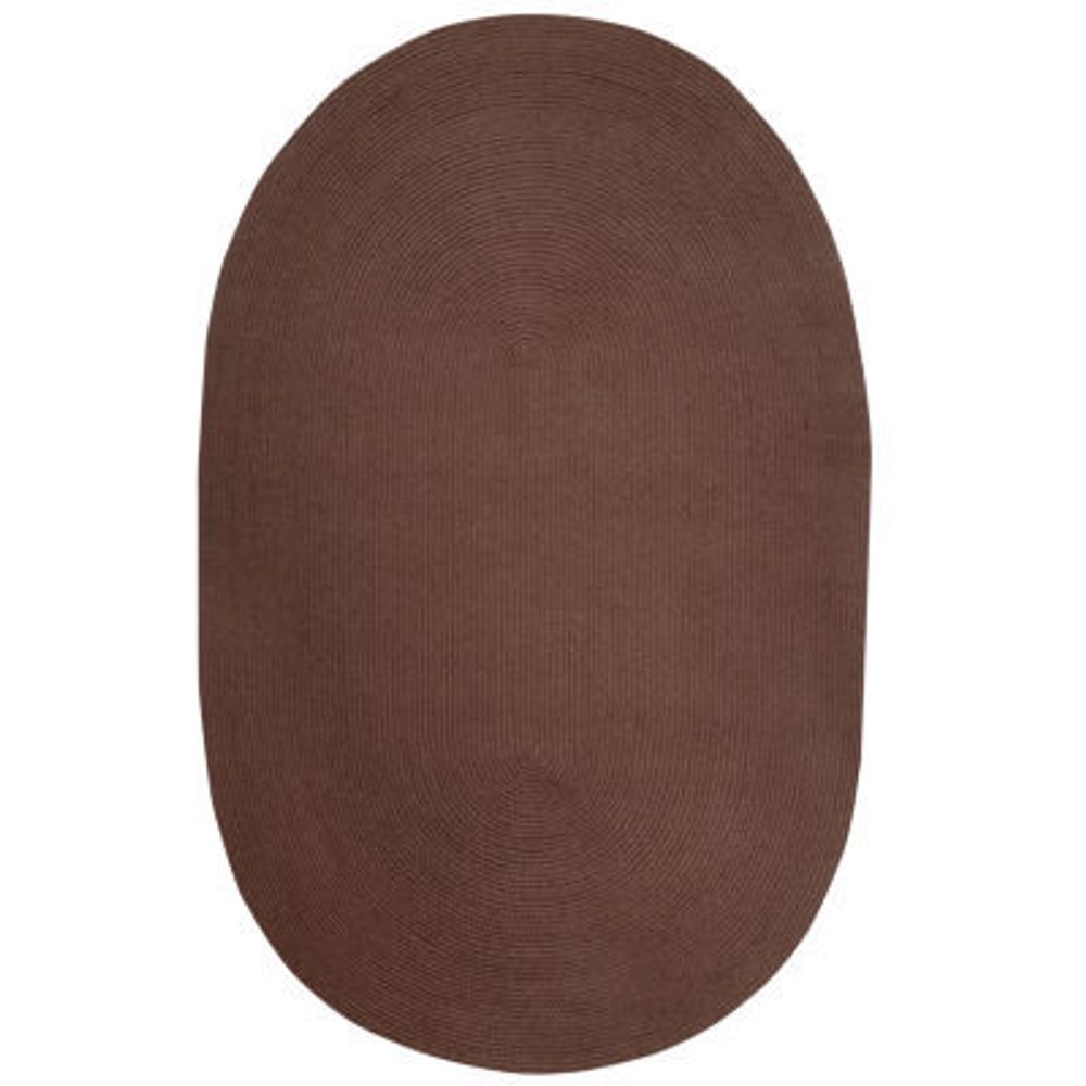 Better Trends Country Solid Braided Reversible Indoor Oval Area Rugs