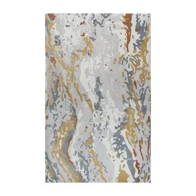 Rizzy Home Mod Collection Marley Abstract Rectangular Rugs