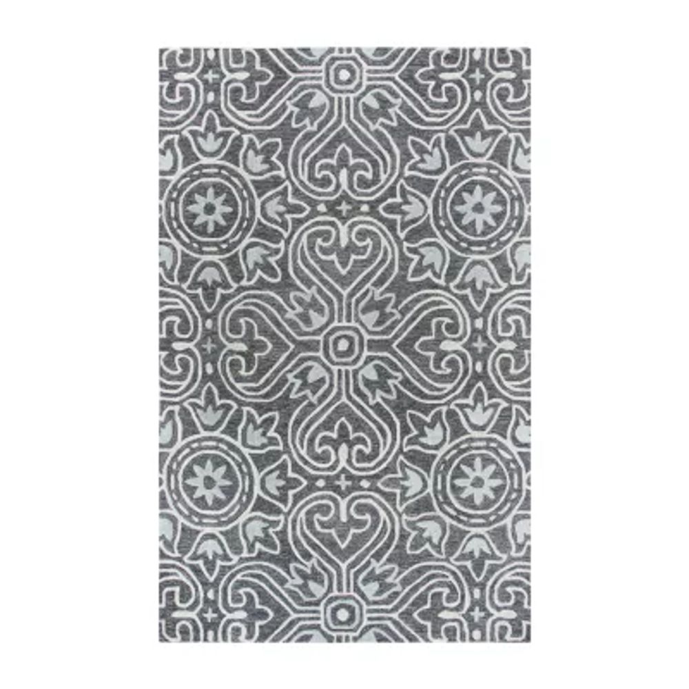 Rizzy Home Opulent Collection Maya Medallion Rectangular Rugs