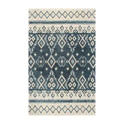 Rizzy Home Opulent Collection Navaeh Diamond Rectangular Rugs