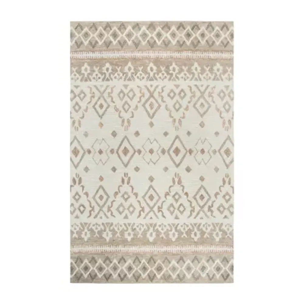 Rizzy Home Opulent Collection Navaeh Geometric Rectangular Rugs