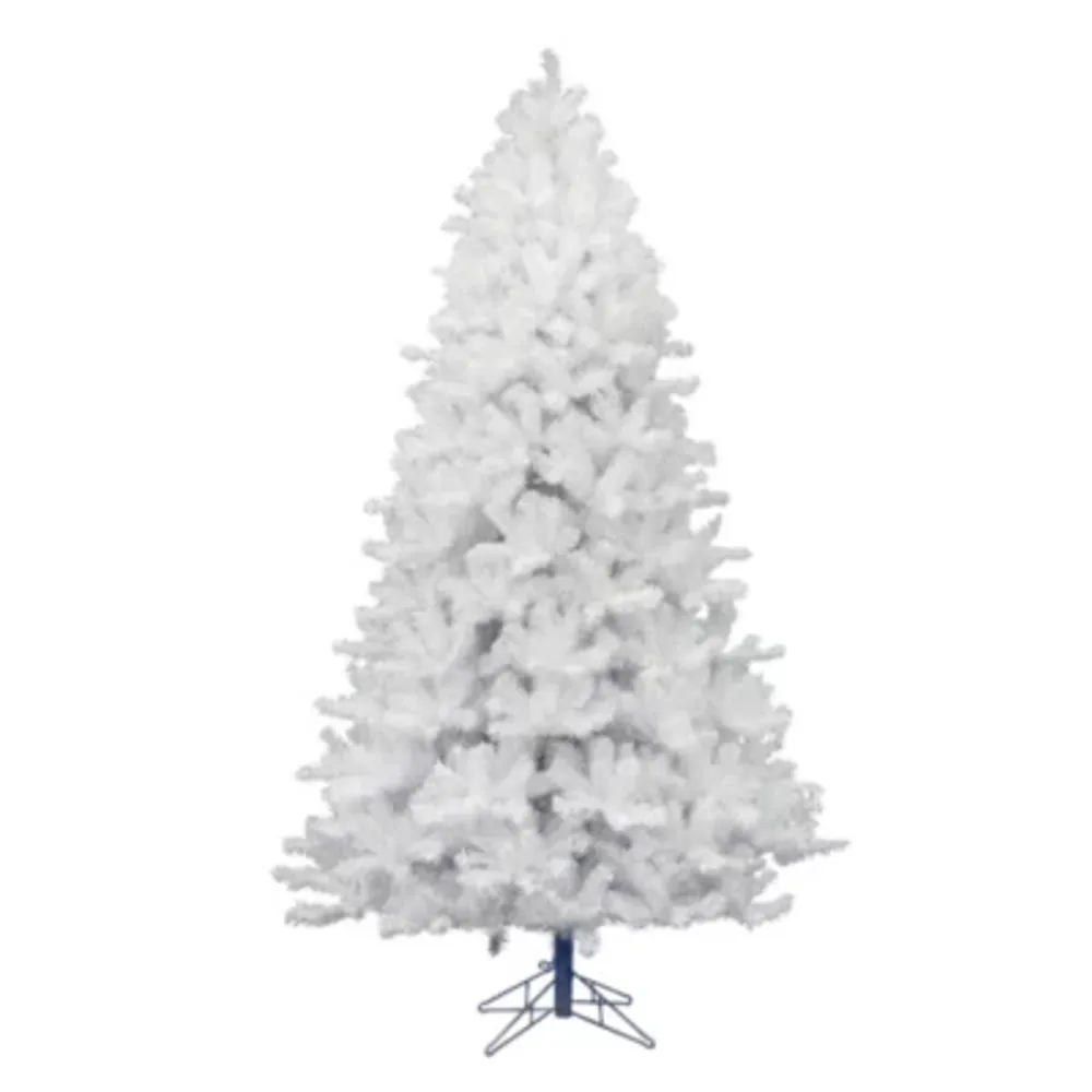 7.5' Crystal White Pine Artificial Christmas Tree