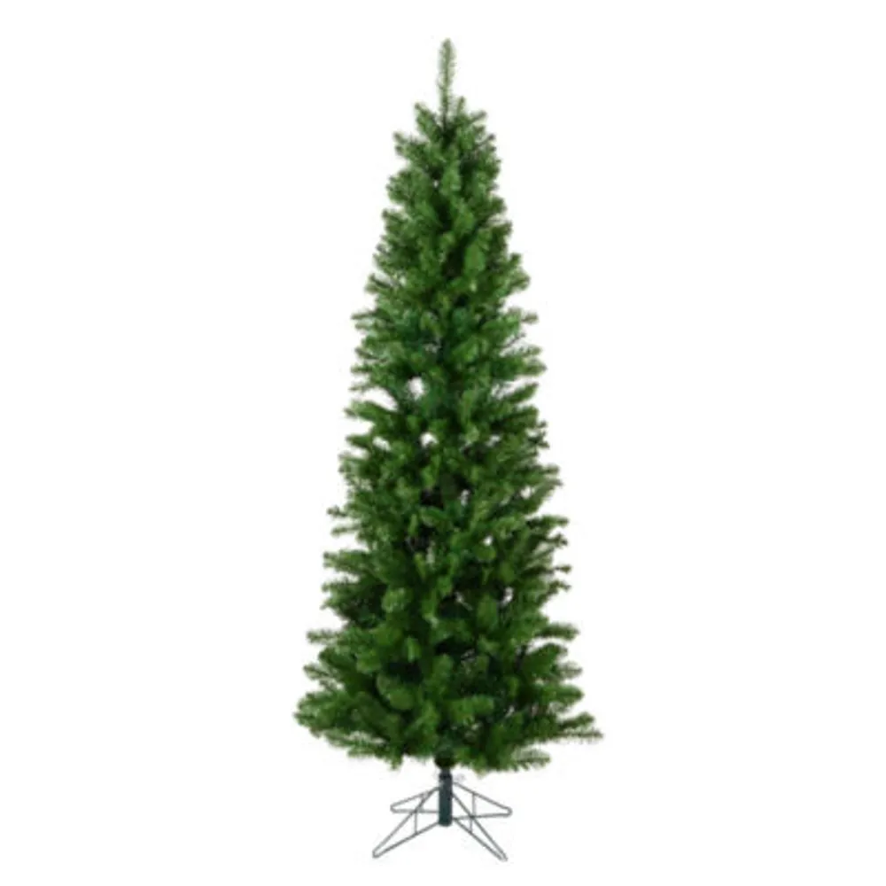 6.5' Prelit Slim Artificial Christmas Tree