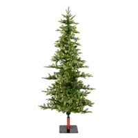 6' Prelit Shawnee Fir Alpine Artificial Christmas Tree