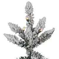 Vickerman 6 1/2 Foot Flocked Christmas Tree