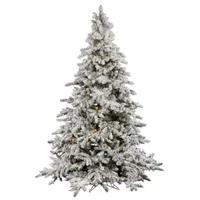 Vickerman 6 1/2 Foot Flocked Christmas Tree