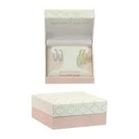 Sparkle Allure Holiday Light Up Box 2 Pair Crystal Earring Set