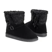 Muk Luks Womens Alyx Flat Heel Booties