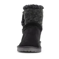 Muk Luks Womens Alyx Flat Heel Booties