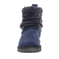 Muk Luks Womens Laurel Flat Heel Booties