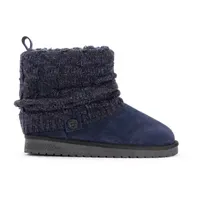 Muk Luks Womens Laurel Flat Heel Booties