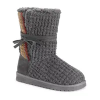 Muk Luks Womens Clementine Flat Heel Dress Boots