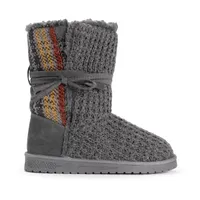 Muk Luks Womens Clementine Flat Heel Dress Boots