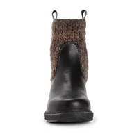 Muk Luks Womens Arya Arlene Stacked Heel Dress Boots