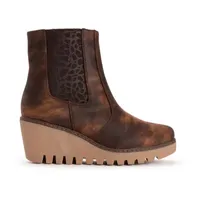 Muk Luks Womens Vermont Essex Wedge Heel Dress Boots