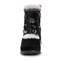 Muk Luks Womens Lacy Lilah Block Heel Dress Boots