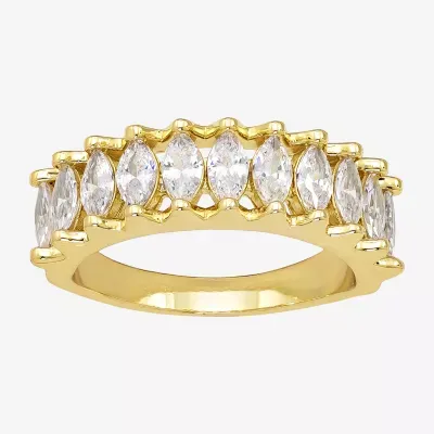 Sparkle Allure Cubic Zirconia 14K Gold Over Brass Band