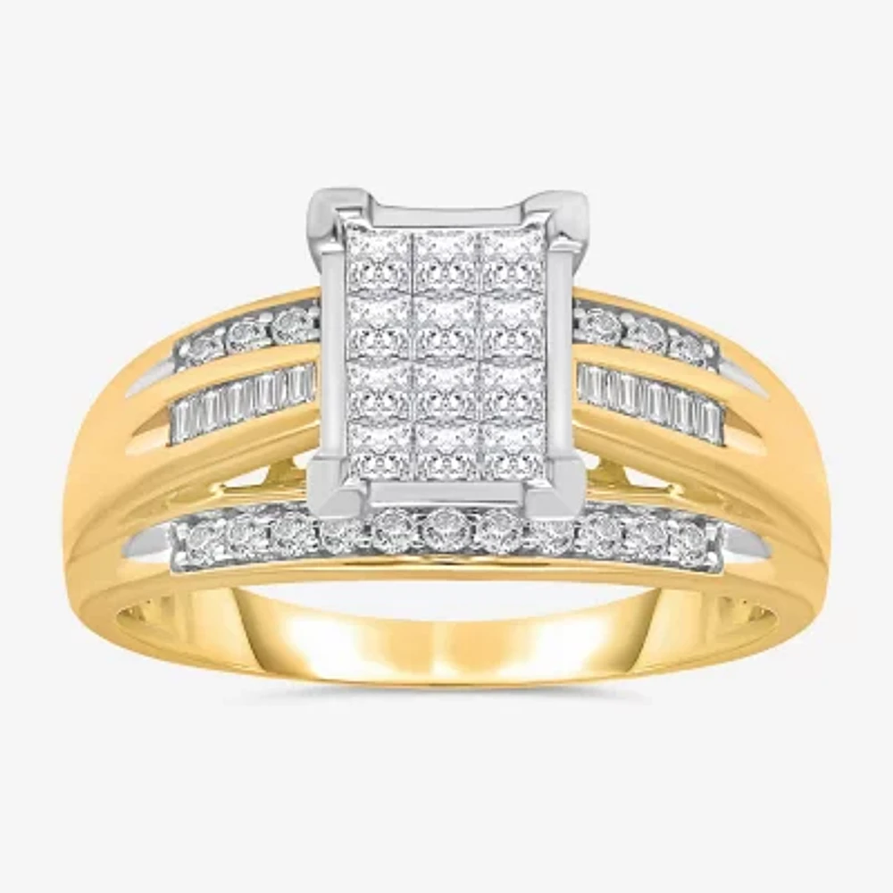 1/2 CT.T.W. Natural Diamond Bridal Ring 10K or 14K Gold