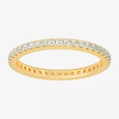 2MM 1/ CT. T.W. Natural White Diamond 14K Gold Eternity Wedding Band