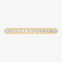 2MM 1 CT. T.W. Natural White Diamond 14K White Gold Eternity Wedding Band