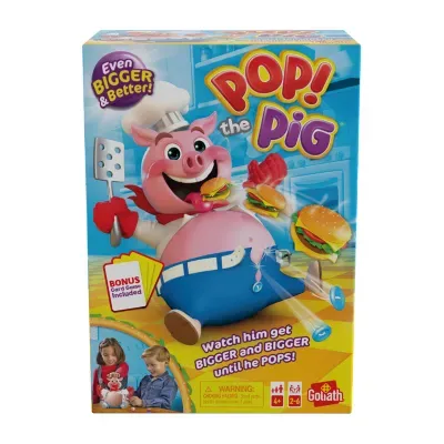 Goliath Pop The Pig Game with Bonus Card Game