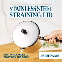 Farberware Classic Series 3-qt. Straining Saucepan with Lid