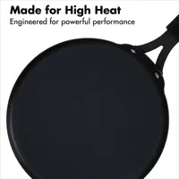 OXO Black Steel 10" Crepe Pan with Silicone Sleeve