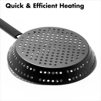 OXO Black Steel 12" BBQ Frying Pan with Silicone Sleeve