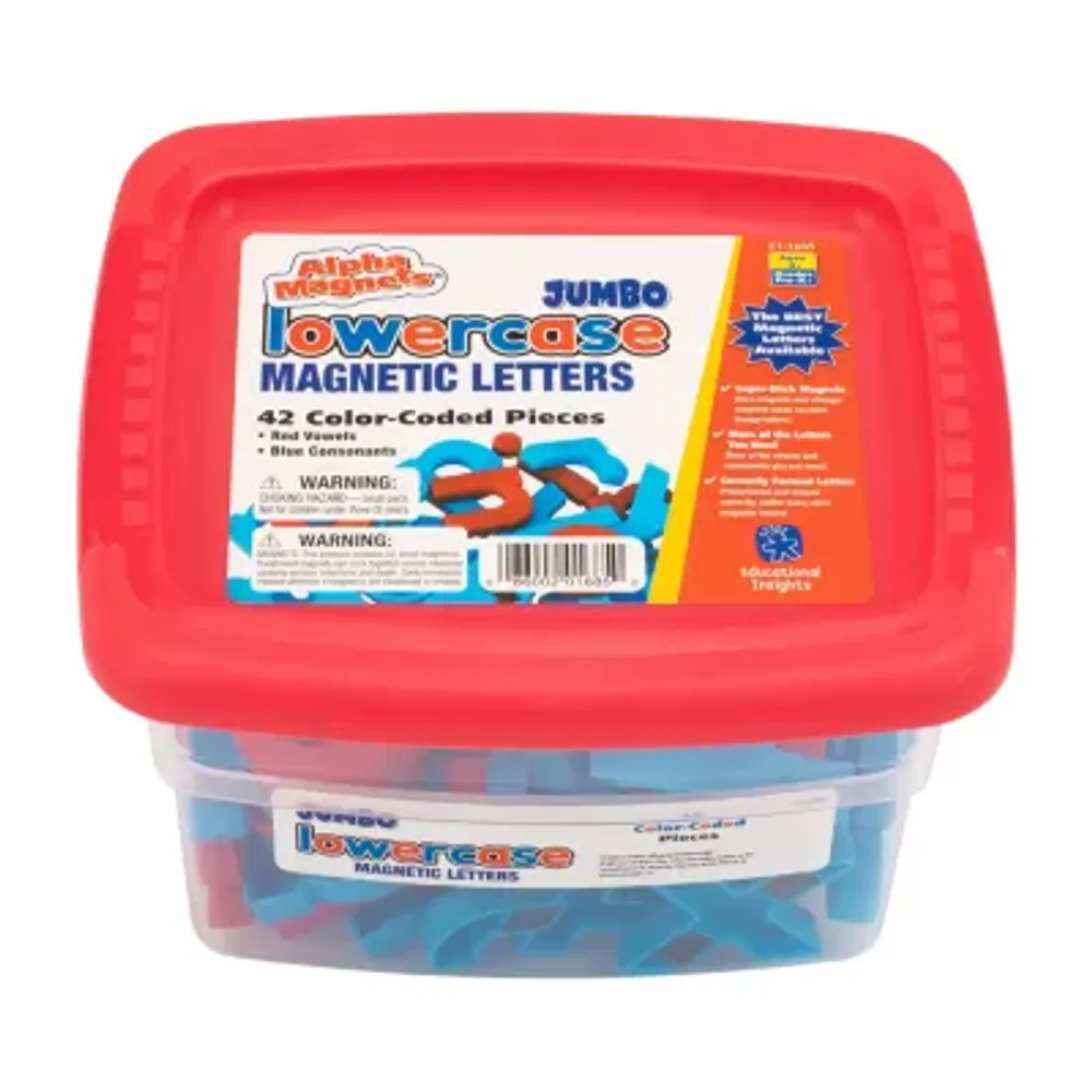 Educational Insights Alphamagnets® — Jumbo Color-Coded Lowercase (42 Pieces)