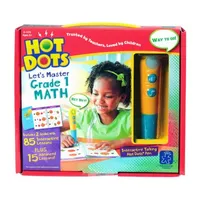 Educational Insights Hot Dots® Jr. Let'S Master Grade Math Set With Hot Dots Pen