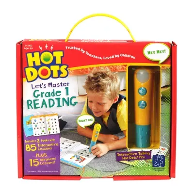 Educational Insights Hot Dots® Jr. Let'S Master Grade 1 Reading Set With Hot Dots Pen