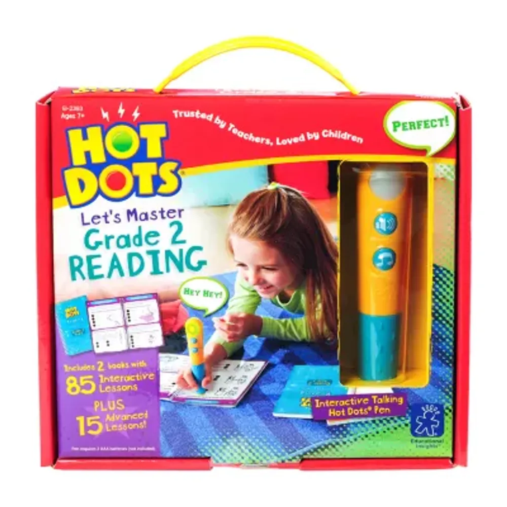 Educational Insights Hot Dots® Jr. Let'S Master Grade Reading Set With Hot  Dots Pen